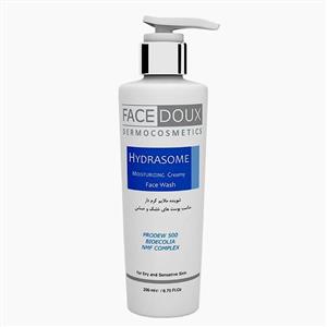 شوینده مایع غیرصابونی صورت هیدرازوم فیس دوکس 200 میلی لیتر Face Doux Hydrasome Moisturizing Creamy Face Face Wash