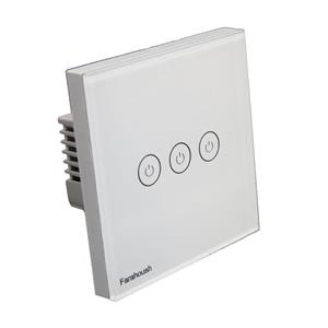 کلید هوشمند لمسی سفید برند Farahoush – تک پل