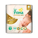 پوشک بچه پریما پمپرز سفید (pampers prima sensitiv) ضد حساسیت لهستانی سایز 1