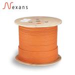 کابل شبکه Cat6 نگزنس Nexans حلقه ای – سیم تمام مس LSZH با تست فلوک