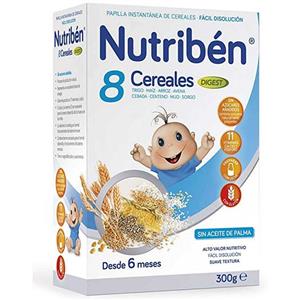 غذای کودک 8 غله با عسل سبوس دار بدون شیر نوتریبن Nutriben