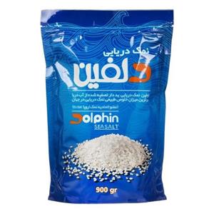 نمک دریایی تصفیه شده دلفین 900 گرم 