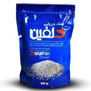 نمک دریایی تصفیه شده دلفین 900 گرم 