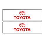 برچسب پا رکابی خودرو طرح TOYOTA مدل TIG021 بسته 2 عددی