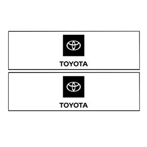 برچسب پا رکابی خودرو طرح TOYOTA مدل TIG018 بسته 2 عددی 