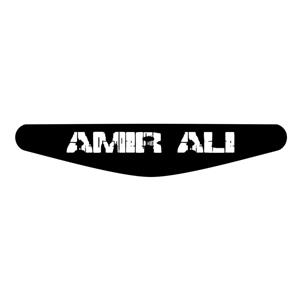 برچسب لایت بار دسته پلی استیشن 4 ونسونی طرح AMIR ALI 