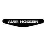 برچسب لایت بار دسته پلی استیشن 4 ونسونی طرح AMIR HOSSEIN