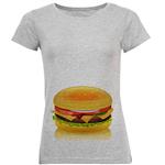تیشرت زنانه طرح همبرگر کد R10