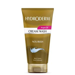 کرم شستشو صورت هیدرودرم حاوی روغن ارگان حجم 150 میل Hydro Derm Nourish Cleansing Face Cream ml 
