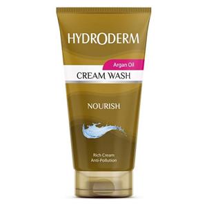 کرم شستشو صورت هیدرودرم حاوی روغن ارگان حجم 150 میل Hydro Derm Nourish Cleansing Face Cream ml 