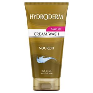 کرم شستشو صورت هیدرودرم حاوی روغن آرگان حجم 150 میل Hydro Derm Nourish Cleansing Face Cream 150 ml