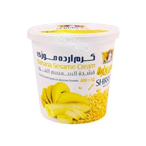 کرم ارده شیررضا Shirreza مدل Banana 400gr 