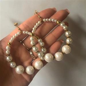 گوشواره حلقه ای مروارید