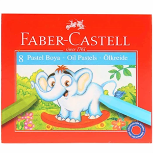پاستل روغنی 8 رنگ فابر کاستل Faber-Castell 8 Color Oil Pastel