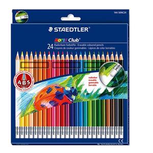 مداد رنگی 24 رنگ استدلر مدل Noris Club Erasable Staedtler Noris Club Erasable 24 Color Pencil