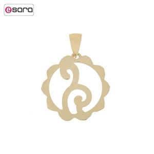 آویز گردنبند طلا زرین مدل AB712 Zarin AB712 Gold Necklace Pendant