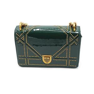 کیف شانه ای دیور ورنی یشمی