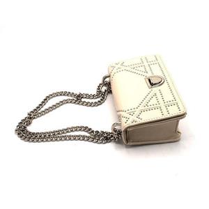 کیف شانه ای دیور نگین دار سفید