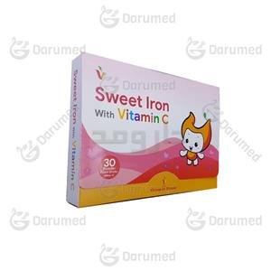 سوییت ایرون با ویتامین سی هوس SWEET IRON with vit. C vitamin house 30 sticks 