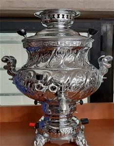 سماور یاس با ترموکوبل و فندک T125-3 طاووس