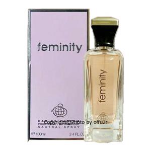 ادو پرفیوم زنانه فراگرنس ورد مدل  فمینیتی  FRAGRANCE WORLD FEMINITY