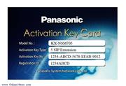 لایسنس پاناسونیک مدل KX-NSM705