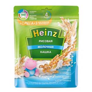 غذای کودک فرنی برنج با شیر امگا 3 هاینز Heinz