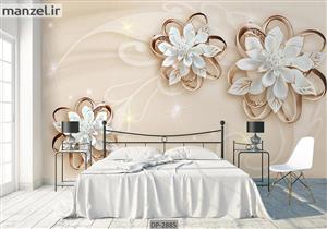 پوستر دیواری طرح گل فانتزی DP-2885