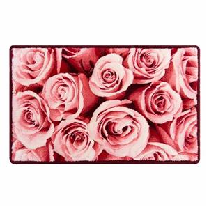 پادری سه بعدی زرباف طرح غنچه رنگ آبی