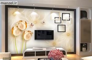 پوستر دیواری گل فانتزی DP-1229