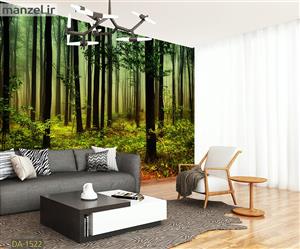 پوستر دیواری جنگل مه آلود DA-1522