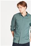 پیراهن سبز جیب ست مردانه برند Mavi کد 1589525