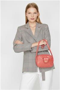 کیف دوشی قرمز چرم زنانه برند Koton کد 158895553 
