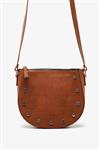 کیف دوشی قهوه ای چرم زنانه برند Koton کد 15889543