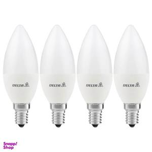 لامپ ال ای دی 7 وات دلتا مدل CNDL1 پایه E14 بسته 4 عددی