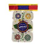 دستمال توالت تندیس مدل Flower بسته 6 عددی