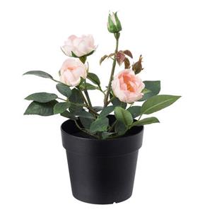 گلدان به همراه گل مصنوعی ایکیا مدل 003.953.13 Ikea FEJKA