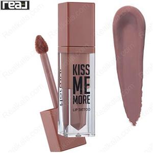 رژ لب مایع کیس می مور فلورمار شماره 01 Flormar Kiss Me More Lip Tattoo Flormar Kiss Me More Lipstick