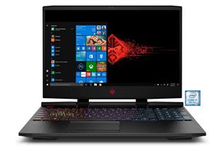 لپ تاپ 15 اینچ اچ پی HP OMEN 15 DC0015NG   HP OMEN 15 DC0015N-Core i7--8750H 32GB-512GB+1TB-8GB GTX1070 