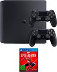 پلی استیشن کنسول بازی 1 ترابایت سونی PlayStation 4 Slim PS4 Slim 1TB inkl Spider Man und 2 Controller