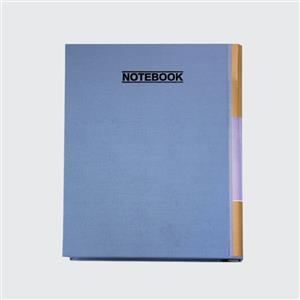 دفتر کلاسوری کلیپس طرح گوزن - 100 برگ Clips Deer Design Ring Binder Notebook - 100 Sheets