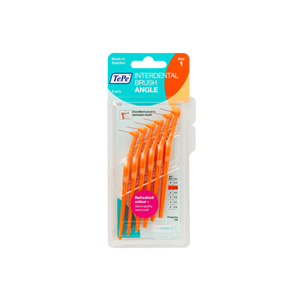 مسواک بین دندانی دسته دار تپه مدل انجل سایز 1  تعداد ۶ عددی Tepe Angle Interdental Brush Size 1 Pack Of 6