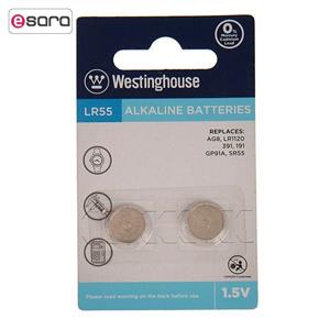 باتری ساعت وستینگ هاوس مدل LR55 Westinghouse LR55 Alkaline Battery For Watches