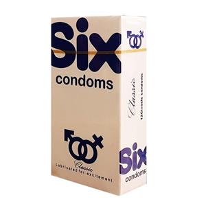 کاندوم سیکس مدل s001 بسته 12 عددی 