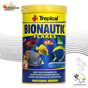 غذای ماهی تروپیکال مدل Bionautic Flakes وزن 50 گرم Tropical Bionautic Flakes Fish Food 50g