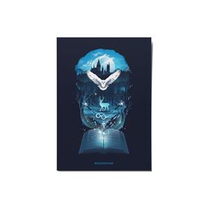 کارت پستال ماسا دیزاین طرح هری پاتر کد postv158