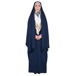 چادر قجری شهر حجاب کد 01 رنگ سورمه ای