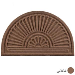 پادری بابل طرح طاووس سایز 70 × 42 سانتی‌ متر Babol Peacock Door Mat Size 42 x 70 cm