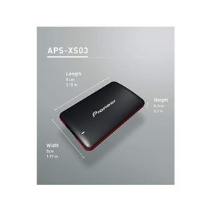 اس اس دی اکسترنال پایونیر مدل APS-XS03 ظرفیت 240 گیگابایت Pioneer  APS-XS03  External SSD Drive - 240GB