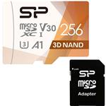 کارت حافظه microSDXC سیلیکون پاور مدل Superior Pro کلاس 10 استاندارد UHS-I U3 سرعت 100MBps ظرفیت 256 گیگابایت به همراه آداپتور SD 